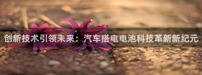 优发国际官网手机版入口：创新技术引领未来：汽车搭电电池科技革新新纪元