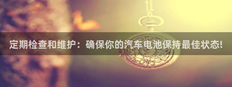 优发国际注册17：定期检查和维护：确保你的汽车电池保持最佳状态!