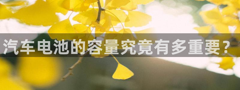 优发国际官网下载app：汽车电池的容量究竟有多重要？