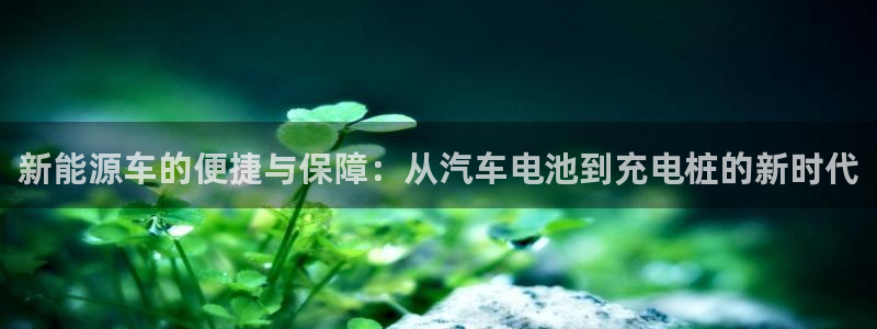优发国际手机客户端下载安装苹果：新能源车的便捷与保障：从汽车电池到充电桩的新时代