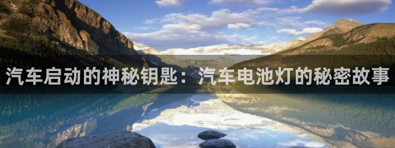 优发国际集团股份有限公司是国企吗：汽车启动的神秘钥匙：汽车电池灯的秘密故事